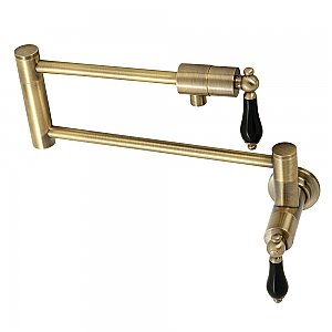 Duchess Wall Mount Pot Filler -  Antique Brass