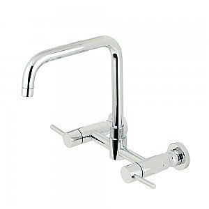 Concord 8-Inch Centerset Wall Mount Kitchen Faucet -  Polished Chrome