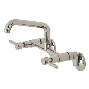 Concord Two-Handle Wall-Mount Kitchen Faucet -  Polished Nickel