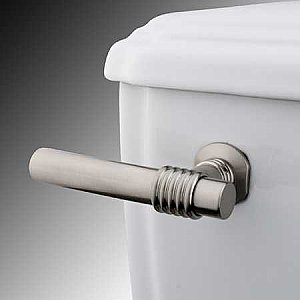 Milano Toilet Flush Lever - Satin Nickel