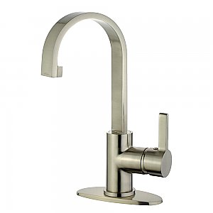Fauceture LS8218CTL Continental Single-Handle Bathroom Faucet, Brushed Nickel