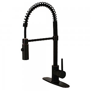 Gourmetier LS8776DL Concord Single-Handle Pre-Rinse Kitchen Faucet, Naples Bronze