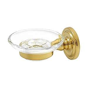 King Charles Series Soap Dish - PVD Polished Brass