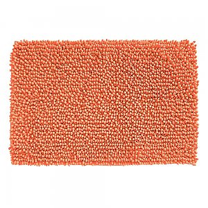 Ultra-Soft Microfiber Frizz Chenille Bath Rug - 20" x 30" - Light Coral