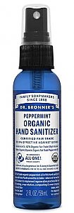 Dr. Bronner's Hand Sanitizer Spray - Peppermint - 2 Oz