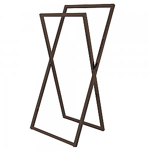 Kingston Brass Pedestal X Style Steel Construction Towel Rack - Oil Rubbed Bronze