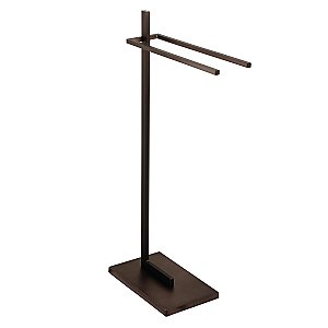 Kingston Brass SCC8605 Edenscape Pedestal Dual Towel Rack - Oil Rubbed Bronze