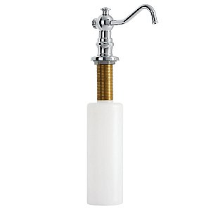 Vintage Kitchen Soap Dispenser - Polished Chrome