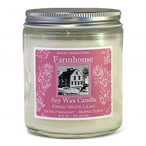 Sweet Grass Farms Soy Candle - White Lilac