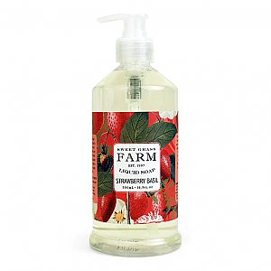 Sweet Grass Farms Liquid Soap with Wildflower Extracts - Strawberry Basil