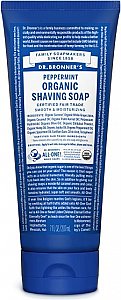 Dr. Bronner's Organic Peppermint Shaving Soap