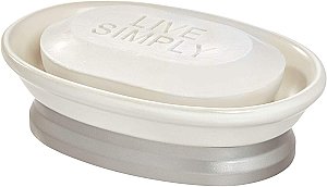 Bexley Ceramic Soap Dish - Matte Coconut White