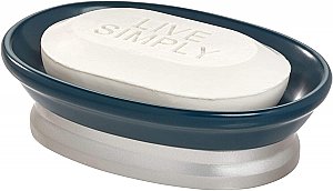 Bexley Ceramic Soap Dish - Matte Navy