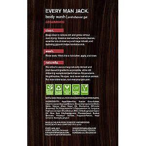 Every Man Jack Men's Body Wash - Cedarwood - 33.8-ounce