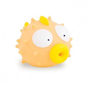 Bath Squirt Toy - Orange Pufferfish