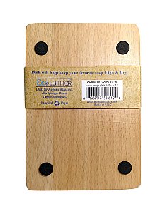 Premium Wooden Soap Dish with Grooves