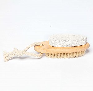 Nail Brush - Small Double Sided with Pumice Stone