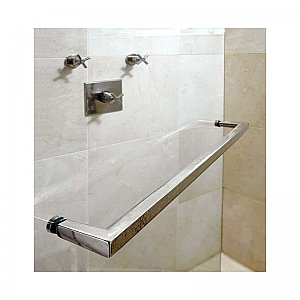 Solid Bronze Rail Towel Bar - 7.5" - Multiple Finishes Available