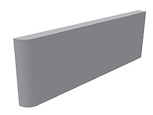 Bullnose Ceramic Tile- Short- 2" x 6" - Many glazes available