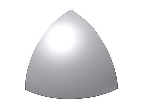 Quarter Round 3-Way Corner Ceramic Tile - Many glazes available
