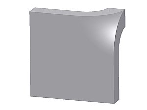 Square Up Corner Ceramic Tile - 2" x 2" - Many glazes available