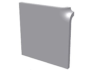 Radius Up Corner Ceramic Tile - 6" x 6" - Many glazes available