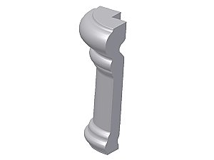 Victoria Cap Ceramic Tile - Outside Corner- 3" x 6" - Many finishes available