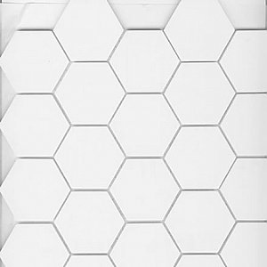 2" Unglazed Porcelain Hexagon Mosaic Tile - Classic Series - Arctic White - Sold Per Sheet