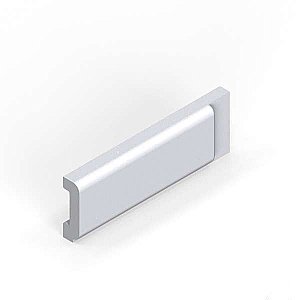 Box Cap Ceramic Tile Molding - 2" x 6" - End Stop - Right