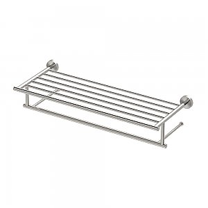 Glam Minimalist Towel Rack - Satin Nickel