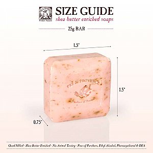 Travel or Guest Size - Pre de Provence Honey Almond Bar soap - 25 gram