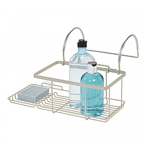 Everett Over the Side Bathtub Caddy - Satin Nickel