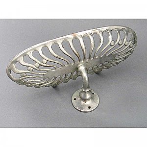 J. L. Mott Nickel Plated Brush & Sponge Holder