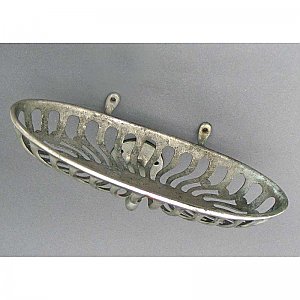 J. L. Mott Nickel Plated Brush & Sponge Holder