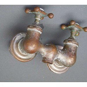 Antique Nickel Tub Filler