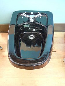 Antique Black Bidet