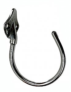 Antique Chrome Large Bath Hook