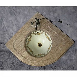 Antique Marble Corner Sink