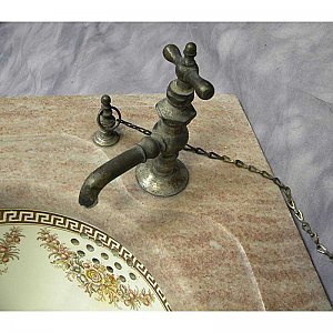 Antique Marble Corner Sink