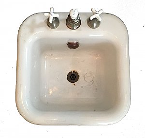 Antique Wolff Vitreous China Clawfoot Bathroom Sitz or Foot Bath
