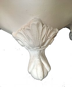 Antique Wolff Vitreous China Clawfoot Bathroom Sitz or Foot Bath
