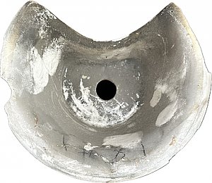 Antique Thomas Maddock's Madbury Vitreous China Peg Leg Sink - Circa 1916