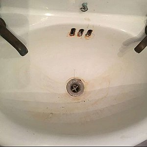 Vintage Cast Iron Wall Hung Sink