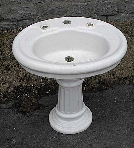 Antique Fords Pedestal Sink