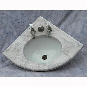 Antique Corner Marble Sink