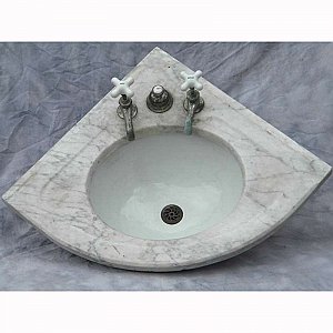 Antique Corner Marble Sink