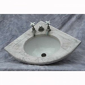 Antique Corner Marble Sink