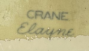 Antique Crane "Elayne" Vitreous China Bathroom Sink in Citrus Yellow - Circa 1954
