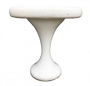 Antique "Standard" Cast Iron Pedestal Sink Circa 1913 - Mae West or Jetson's Style