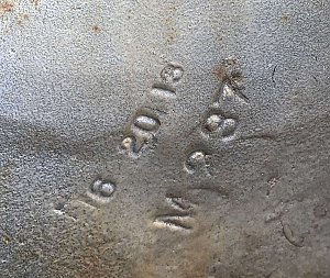 Antique "Standard" Cast Iron Pedestal Sink Circa 1913 - Mae West or Jetson's Style